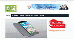 Desktop Screenshot of bao24h.com.vn