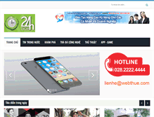 Tablet Screenshot of bao24h.com.vn